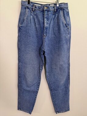 Vintage Bill Blass Jeans 16L High Rise Pleated Tapered Mom Jeans 90s